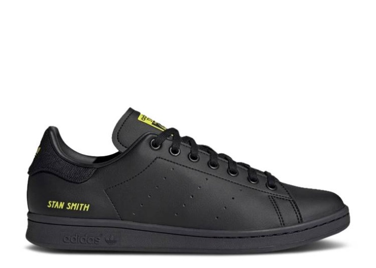Adidas Stan Smith - Negras Semi Solar Amarillas