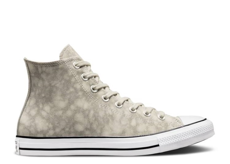 Converse Chuck Taylor All Star Cuero Desgastado Alto - Light Bone Papiro