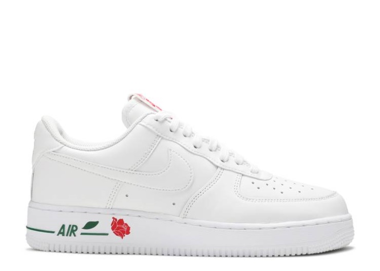 Nike Air Force 1 07 Lx - Bolsa De Plástico Gracias Blanco/rojo/verde Pino