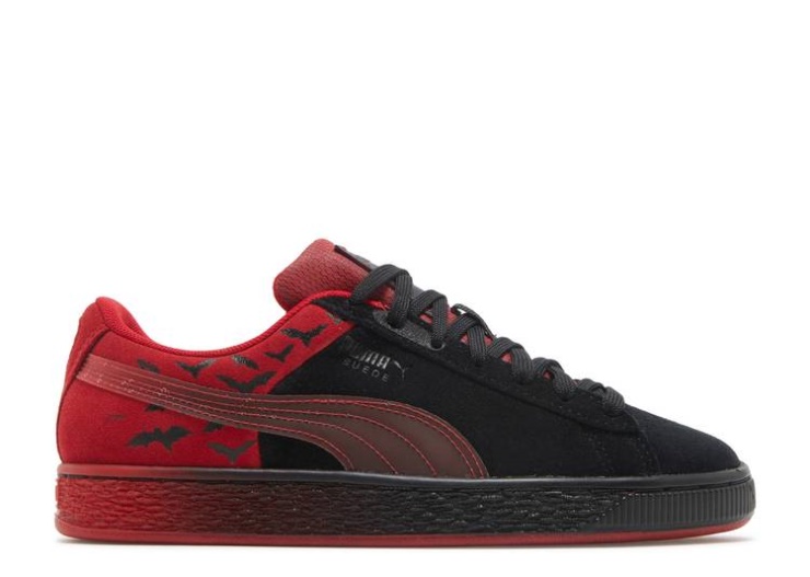Puma Batman X Suede Classic Niño Grande - Negro Cereza Barbados
