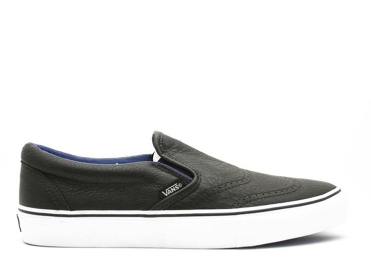 Vans Classic Slip On Wingtip Lx Negro
