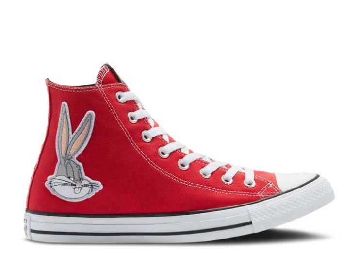 Converse Looney Tunes X Chuck Taylor All Star High - 80 Aniversario Rojo/blanco/negro