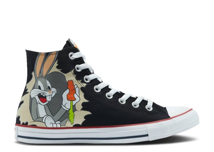 Converse Looney Tunes X Chuck Taylor All Star High - 80 Aniversario Negro/multi/blanco