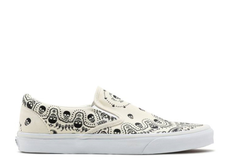 Vans Classic Slip-on - Bandana Classic Blanco/negro