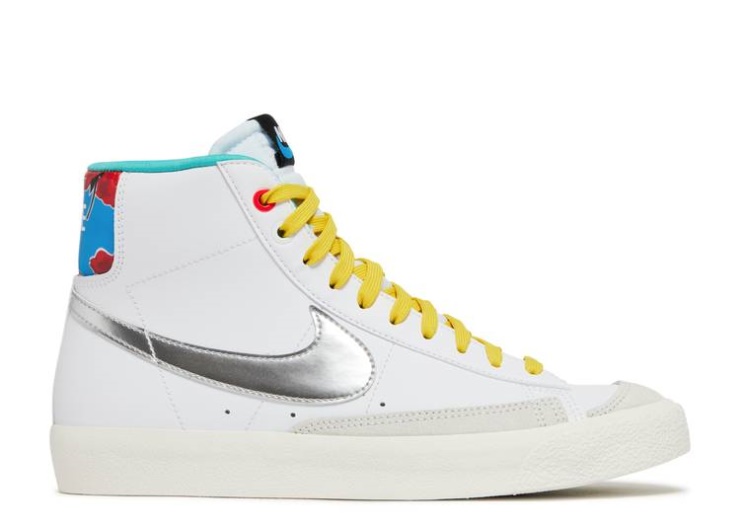 Nike Blazer Mid '77 Gs - Blanco Azufre Vivo